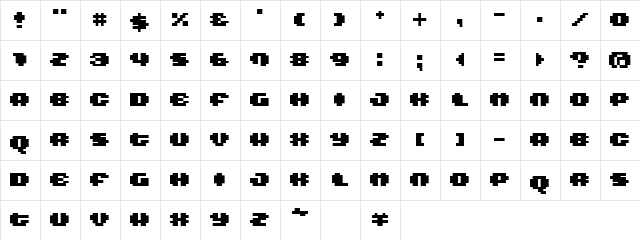 BM dumpling A9  glyph index