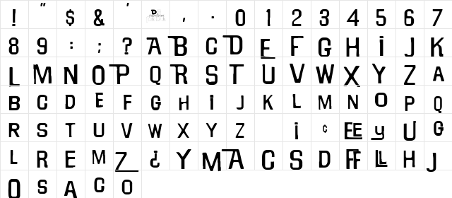 Will Robinson  glyph index