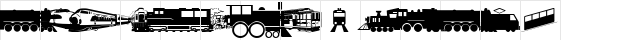trains_csp Regular  glyph index