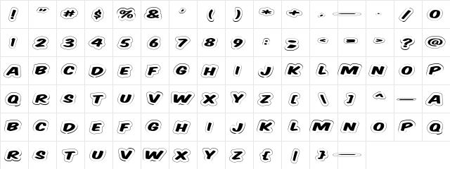 VTCSuperMarketSaleDisplayWired Regular  glyph index