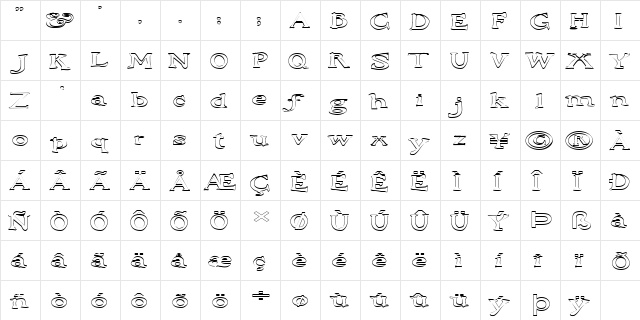 FZ JAZZY 48 HOLLOW EX Normal  glyph index