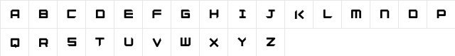 GINZAdemo Regular  glyph index