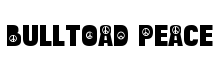 Bulltoad Peace Regular font free download
