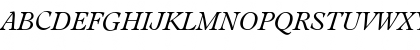 Download Leamington Italic Font Uppercase Preview