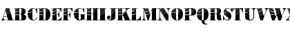 Download BodoniConcentric2 Regular Font Uppercase Preview