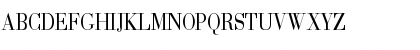 Download BodoniCondensed Normal Font Uppercase Preview