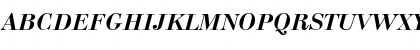 Download BodoniCTT BoldItalic Font Uppercase Preview