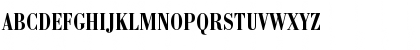 Download BodoniEF DemiBoldCond Font Uppercase Preview