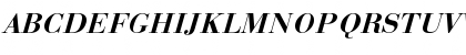 Download BodoniExpert Bold-Italic Font Uppercase Preview