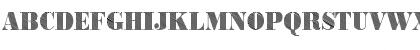 Download BodoniFalling2 Regular Font Uppercase Preview