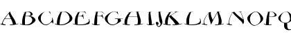 Download BodoniFlying Regular Font Uppercase Preview