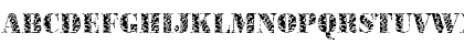 Download BodoniPlant Regular Font Uppercase Preview