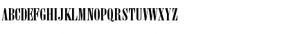Download BodoniPoster-Compressed Roman Font Uppercase Preview