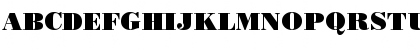 Download BodoniPosterSSK Regular Font Uppercase Preview