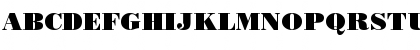 Download BodoniPosterSSK Regular Font Uppercase Preview