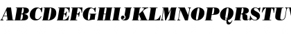 Download BodoniPosterUltra RegularItalic Font Uppercase Preview