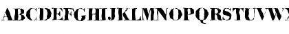 Download BodoniRandom-Xbold Regular Font Uppercase Preview