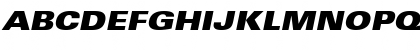 Download Nova Black Expanded SSi Black Expanded Italic Font Uppercase Preview