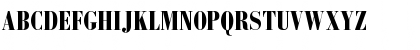 Download BodoniRecutBlackCondensedSSK Regular Font Uppercase Preview
