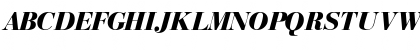 Download BodoniRecutBlackSSK Italic Font Uppercase Preview