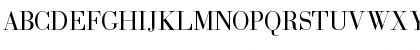 Download BodoniRecutCondSSK Regular Font Uppercase Preview