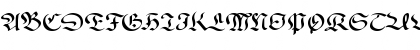 Download Old Germen DB Normal Font Uppercase Preview