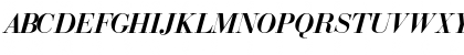 Download BodoniRecutOSSSK BoldItalic Font Uppercase Preview