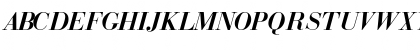 Download BodoniRecutSSK Bold Italic Font Uppercase Preview