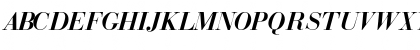 Download BodoniRecutSSK BoldItalic Font Uppercase Preview