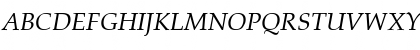 Download Palatia Italic Font Uppercase Preview