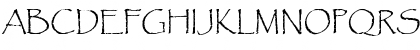 Download Papyrus Regular Font Uppercase Preview