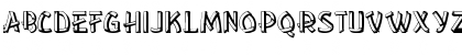 Download PCUpperDowntown Regular Font Uppercase Preview