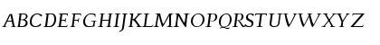 Download PhaedrusItalic Regular Font Uppercase Preview