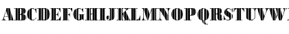 Download BodoniVjet Regular Font Uppercase Preview