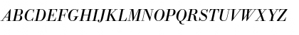 Download Bodoni Becker Italic Font Uppercase Preview