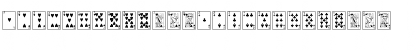 Download PlayingCards Regular Font Uppercase Preview