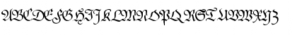 Download PoemFraktur DB Regular Font Uppercase Preview