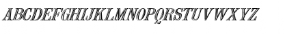 Download Powell-Italic Regular Font Uppercase Preview