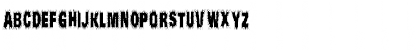 Download Prick Regular Font Uppercase Preview