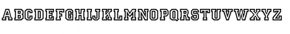 Download PrincetownD Regular Font Uppercase Preview