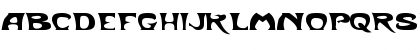 Download BodyShopExtended Regular Font Uppercase Preview