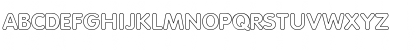 Download BogeyOutlineSSK Regular Font Uppercase Preview