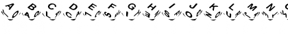 Download boggles Regular Font Uppercase Preview