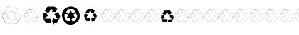 Download Recycle Medium Font Uppercase Preview