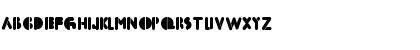 Download BoldFace Stencil Regular Font Uppercase Preview