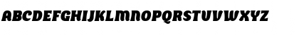 Download BolerItalic Regular Font Uppercase Preview
