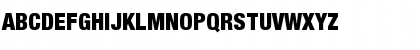 Download Sans Black Cond. Regular Font Uppercase Preview