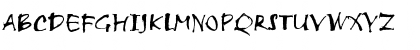 Download Scratch Regular Font Uppercase Preview