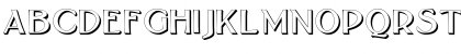 Download Bolton Sans Embossed Regular Font Uppercase Preview