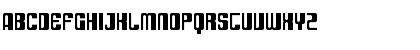 Download SF DecoTechno Regular Font Uppercase Preview
